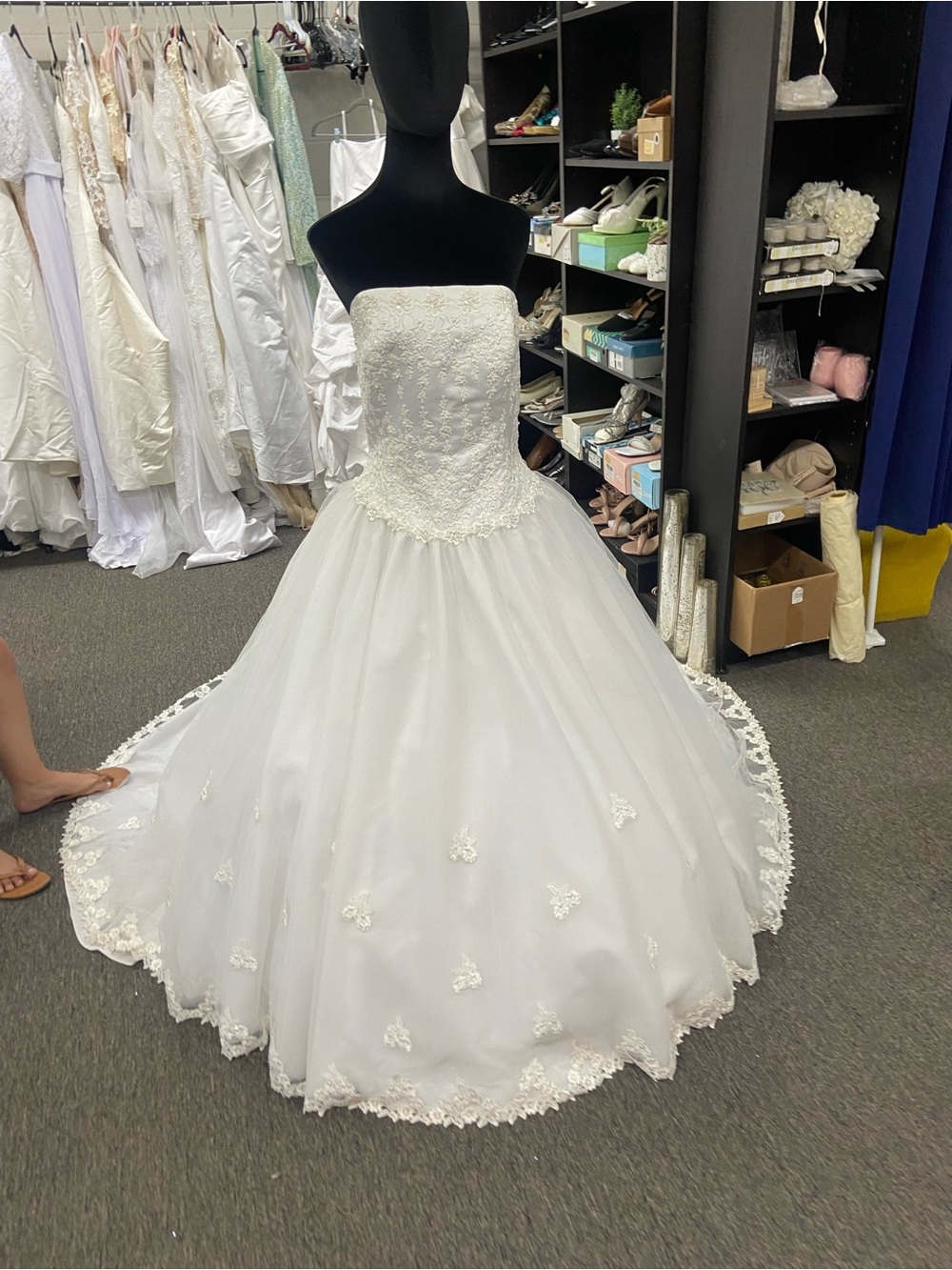 Jacquelin Strapless Wedding Ball Gown Dress